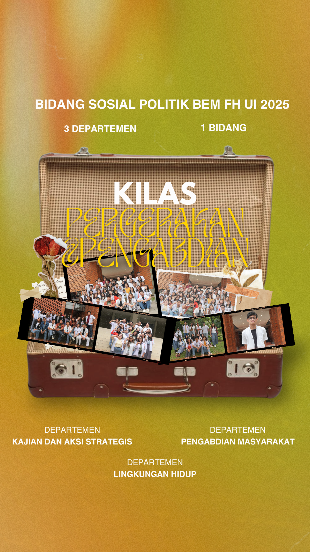 Gambar publikasi: Kilas Pergerakan dan Pengabdian BEM FH UI 2025